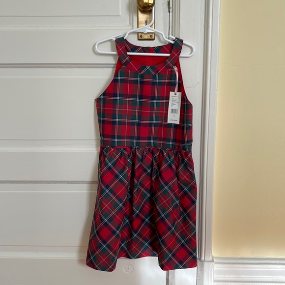 Vineyard Vines Plaid Dress Girls 8 - Picture 2 of 6